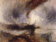 J.M.W. Turner Angbat in snostorm France oil painting artist